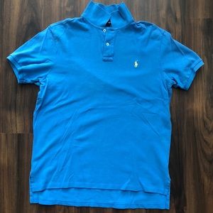 Yellow on Blue Polo by Ralph Lauren